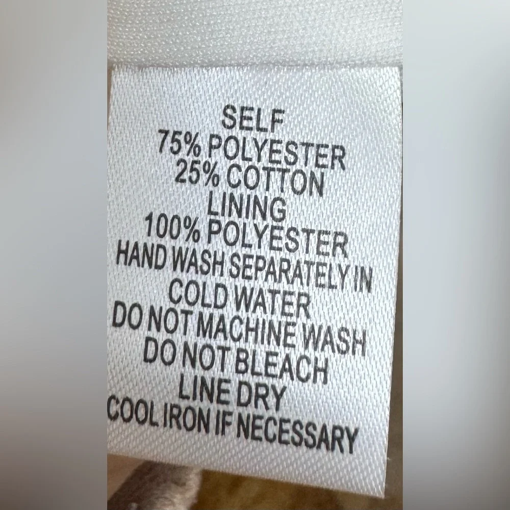 Cotton Candy LA White Ruffle Wrap Dress (but actually zips!) - Picture 5 of 5